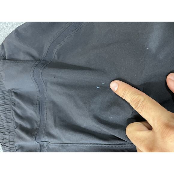 Lululemon Shorts S Pace Breaker Linerless Black Workout Gym Athletic Performance - Picture 12 of 13